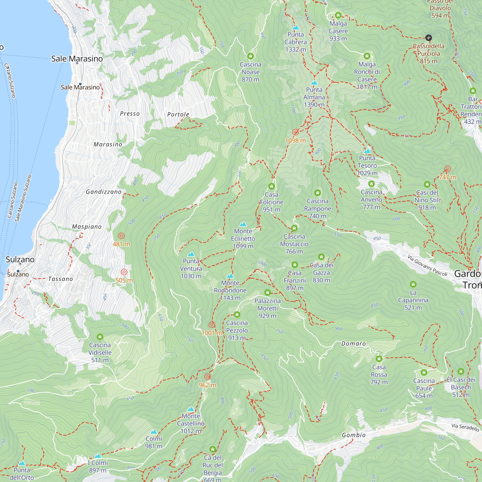 Casa Spiedo map