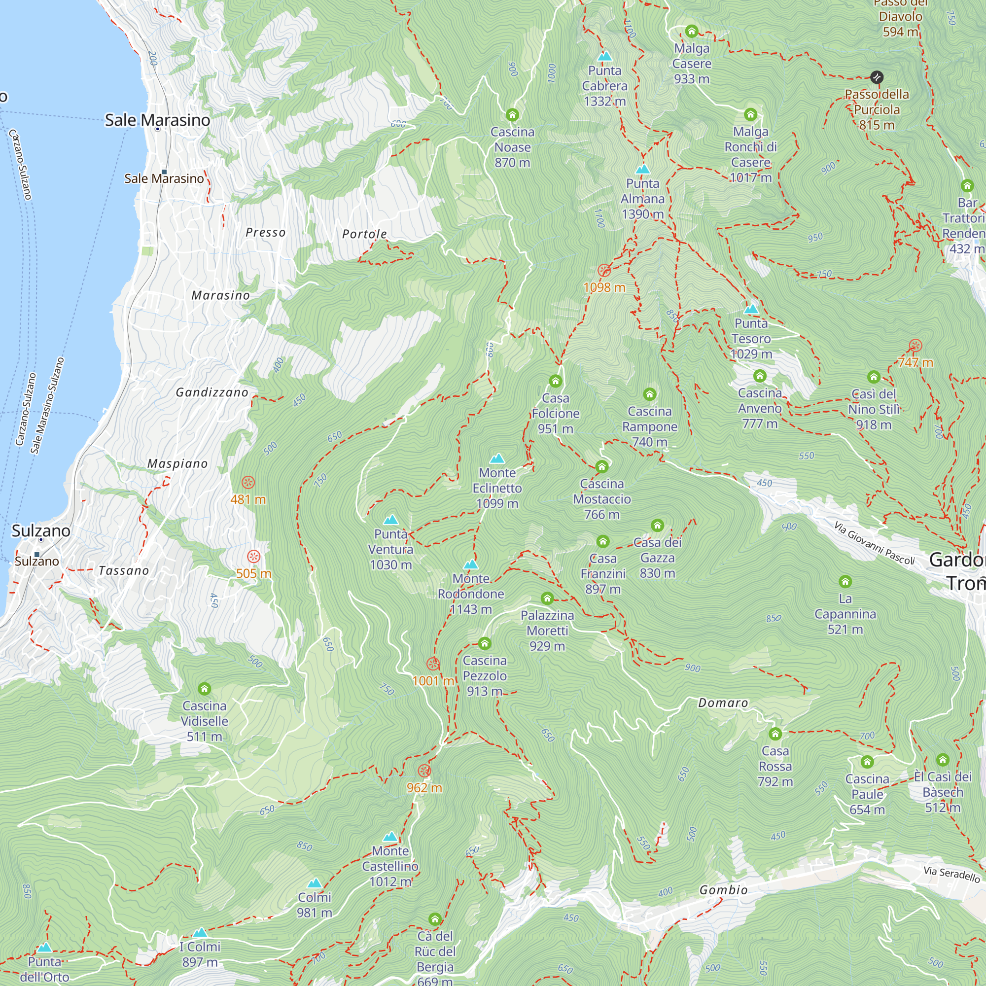 Casa Spiedo map