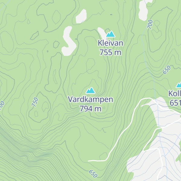 Map of Vardkampen