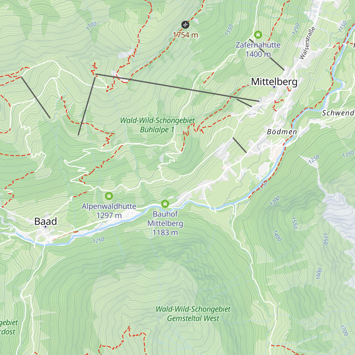 Haus Erlenboden map