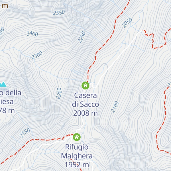 Map of Casera di Sacco
