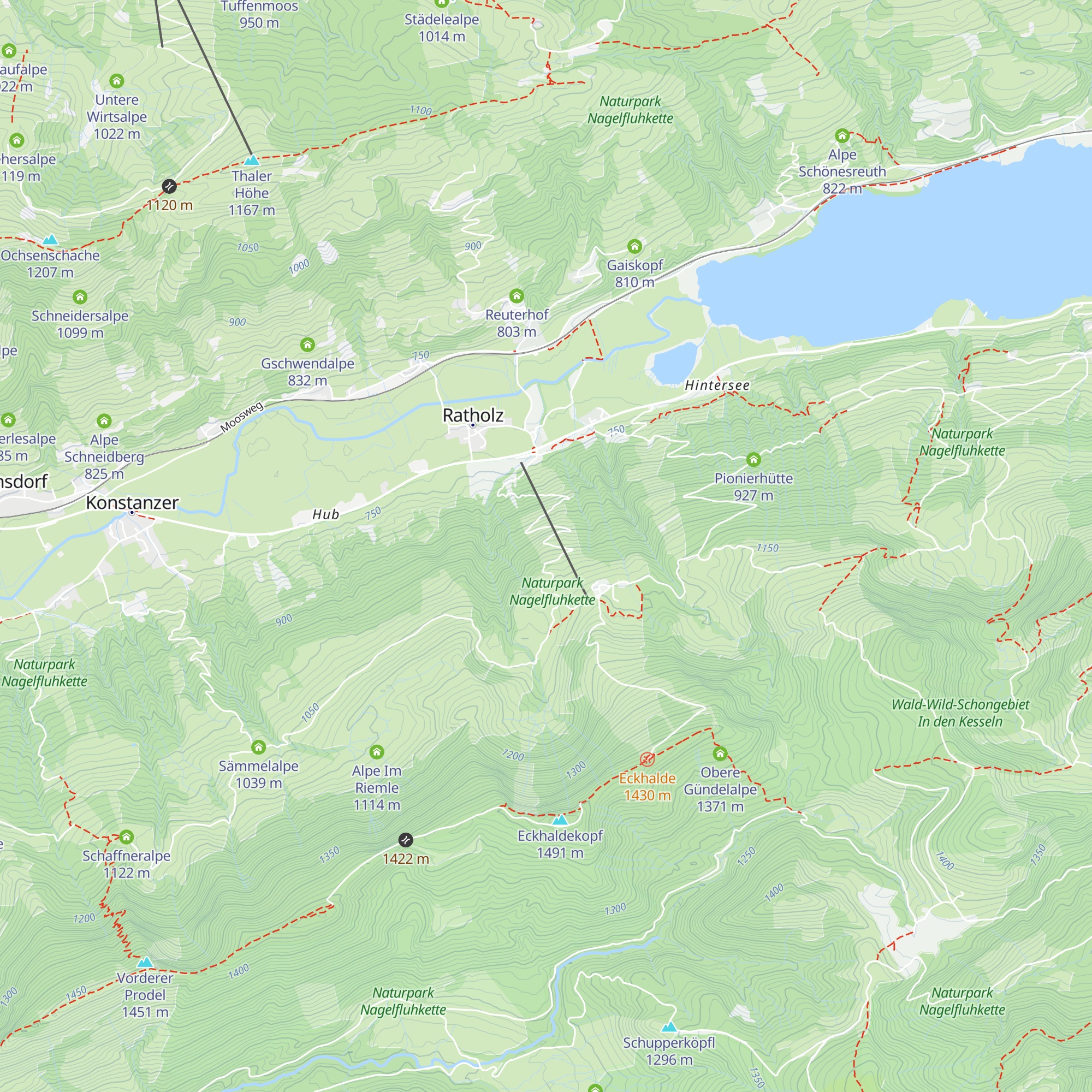 Metzeler-Hütte map