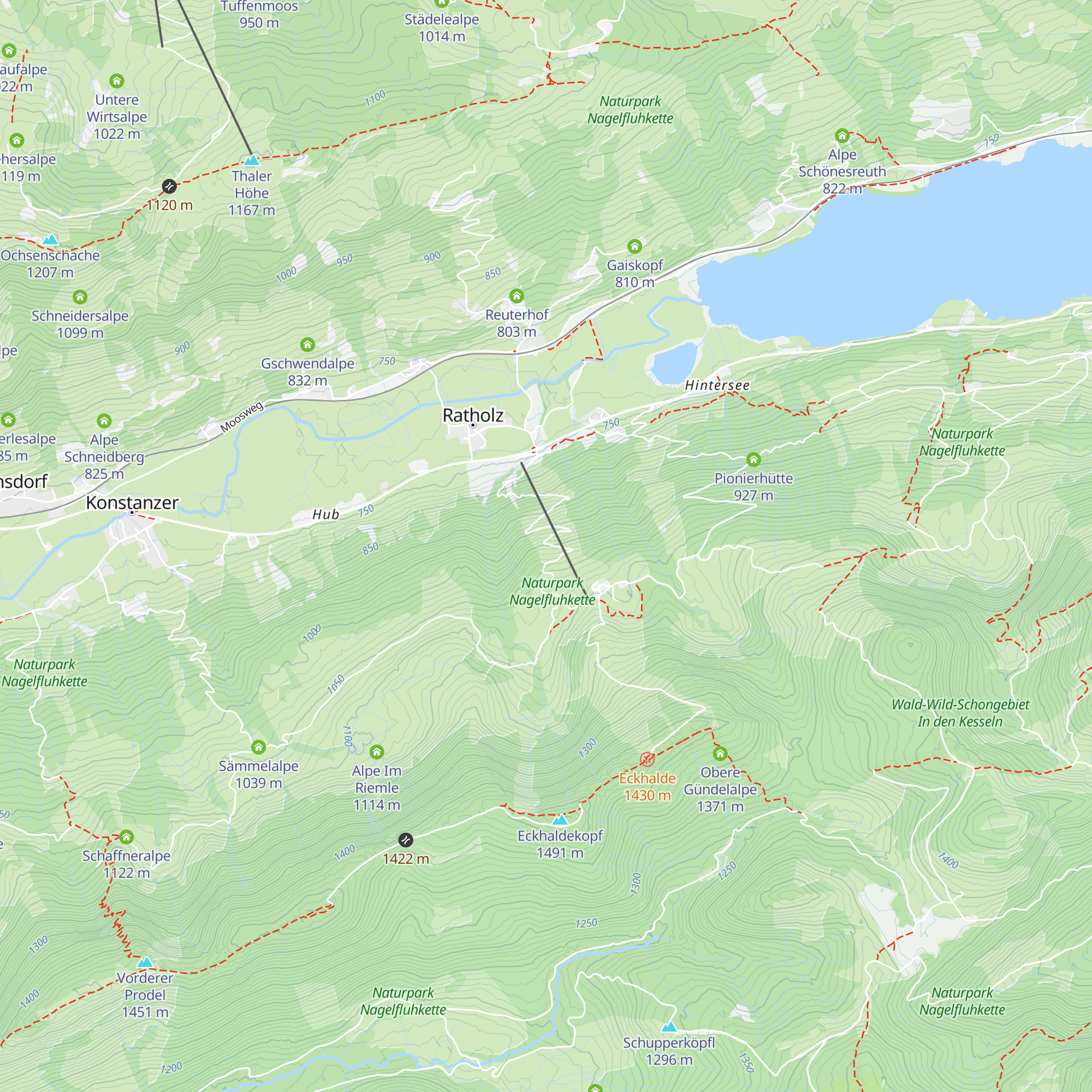Metzeler-Hütte map