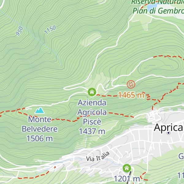 Map of Azienda Agricola Piscè