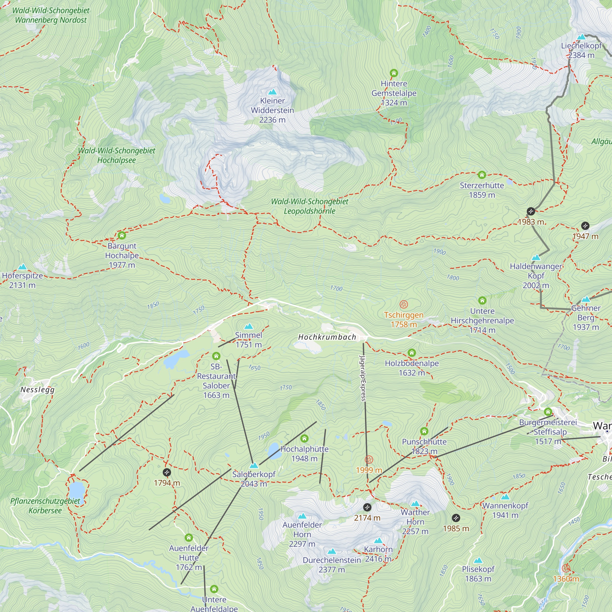 Zollhaus map