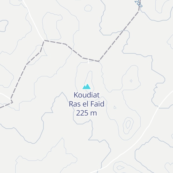 Map of Koudiat Ras el Faïd