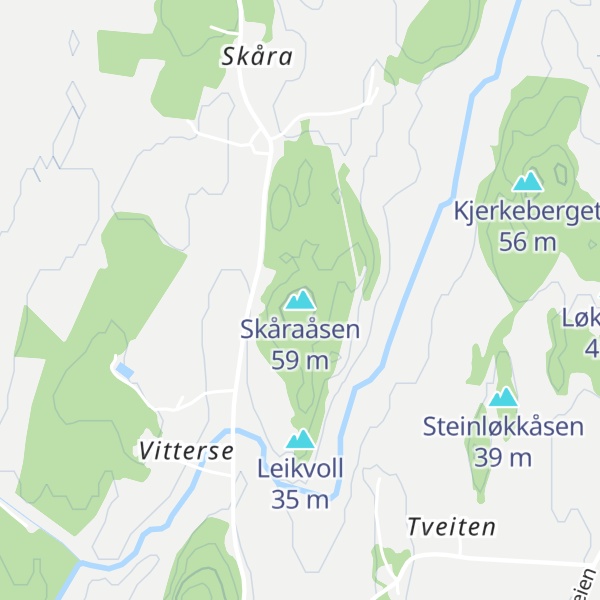 Map of Skåraåsen