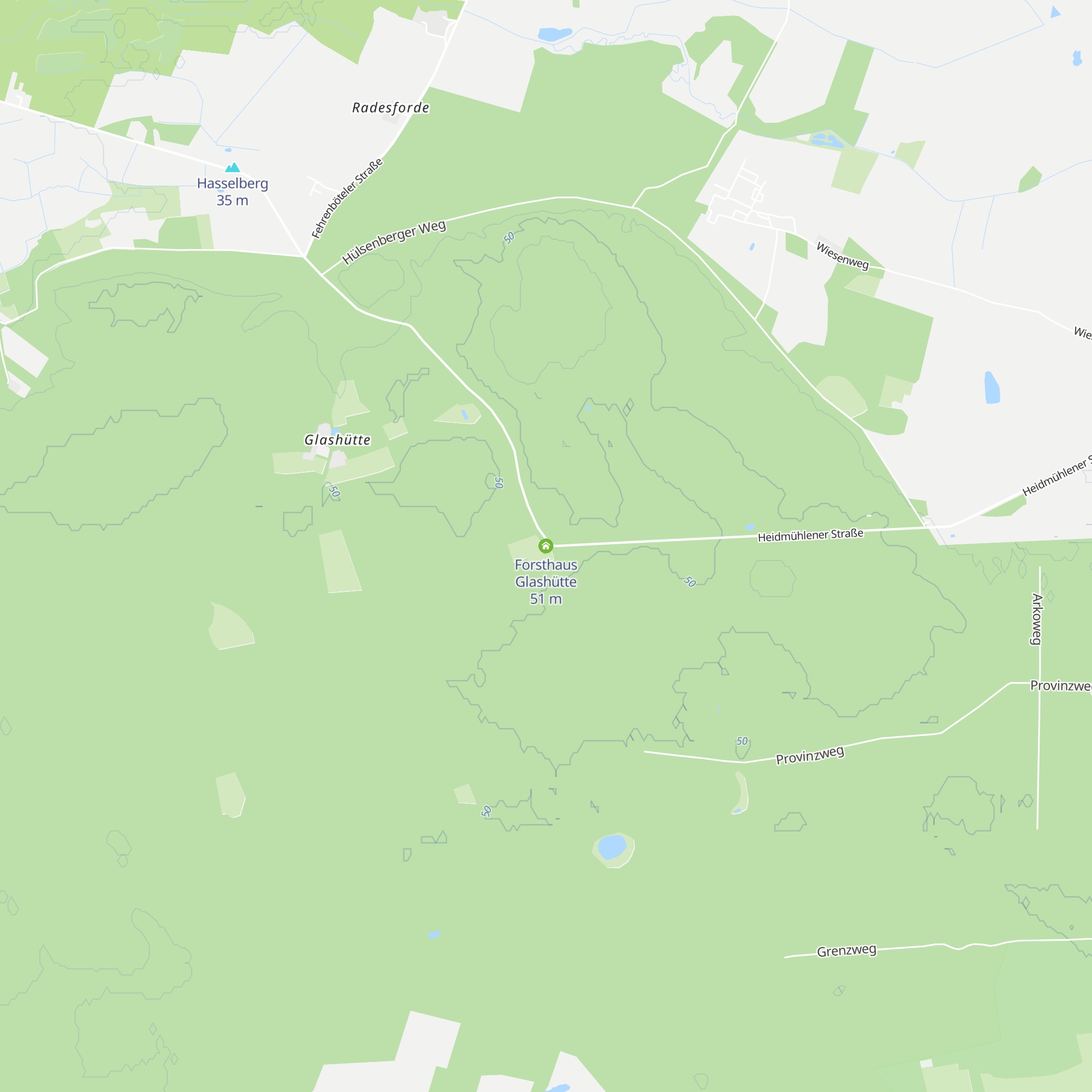 Forsthaus Glashütte map