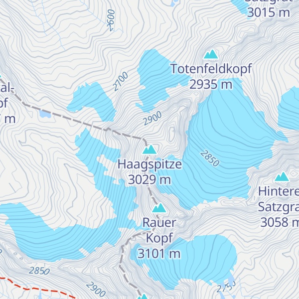 Map of Haagspitze