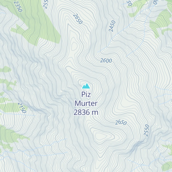 Map of Piz Murter