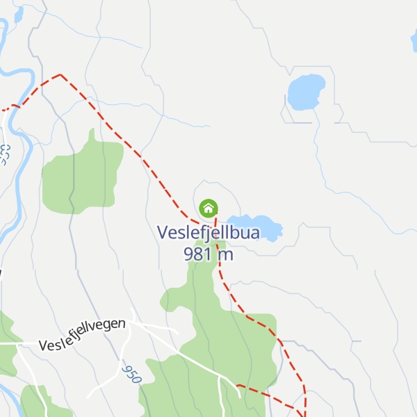 Map of Veslefjellbua