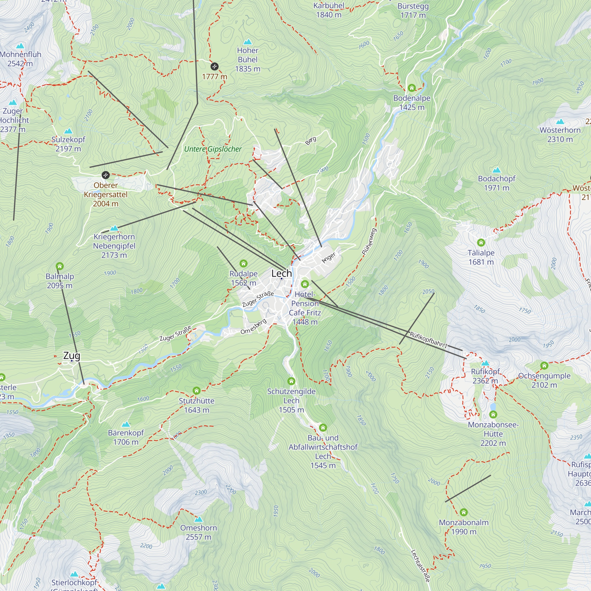Ambrosius Stube map