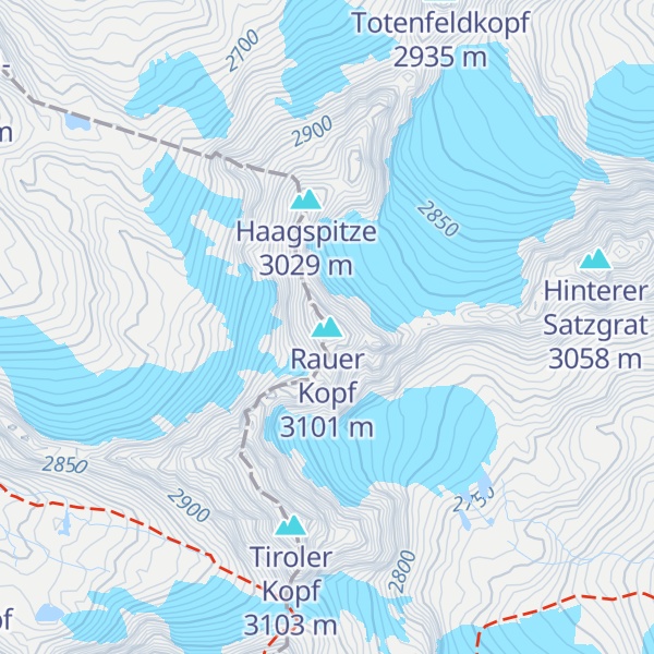 Map of Rauer Kopf