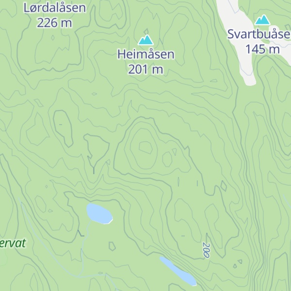 Map of Rundtjernåsen