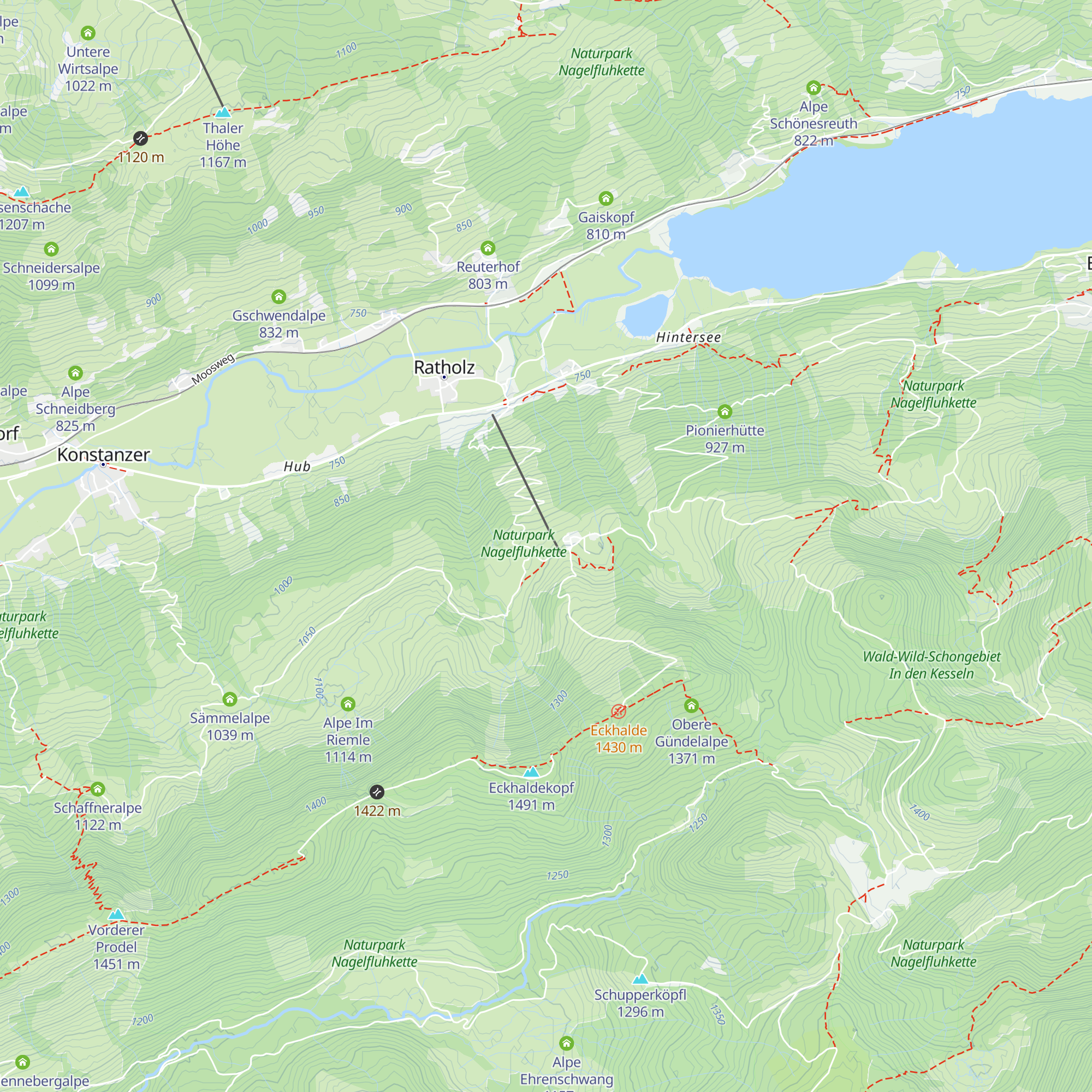 Alter Hofalpe map