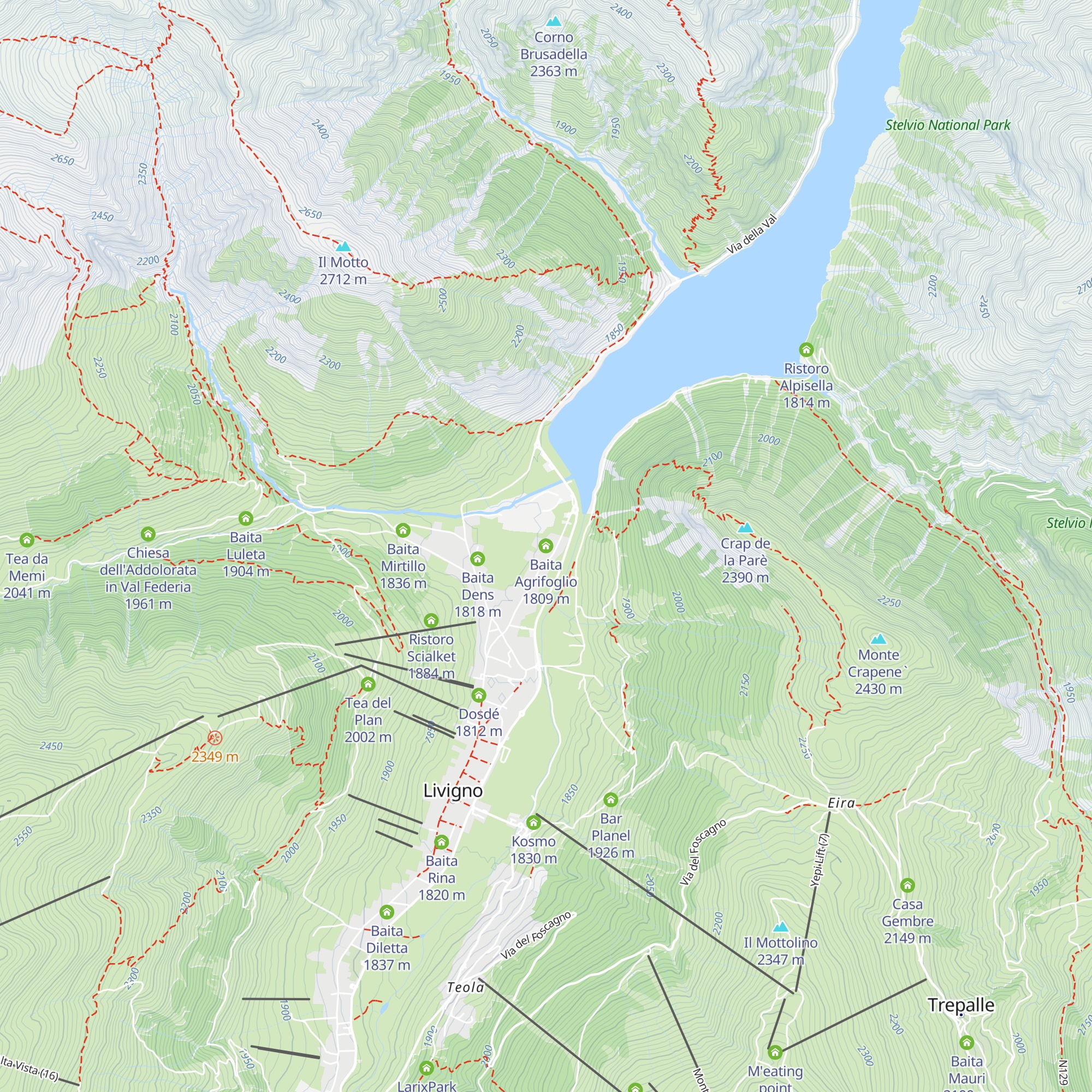 Baita Agrifoglio map