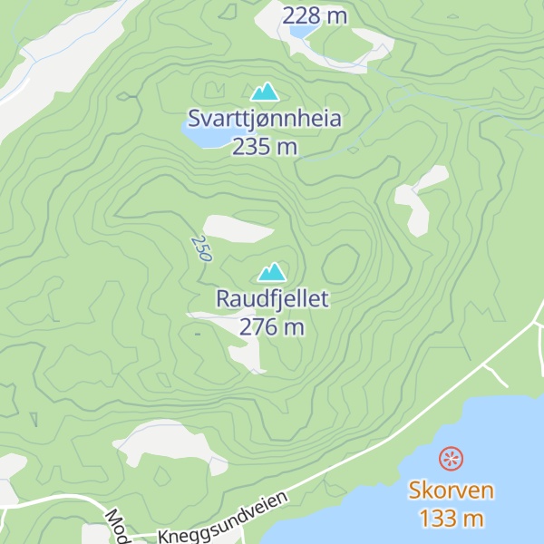 Map of Raudfjellet