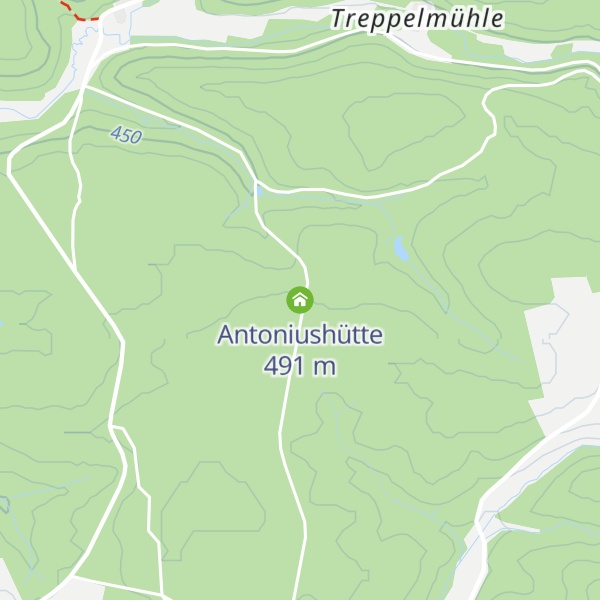Map of Antoniushütte
