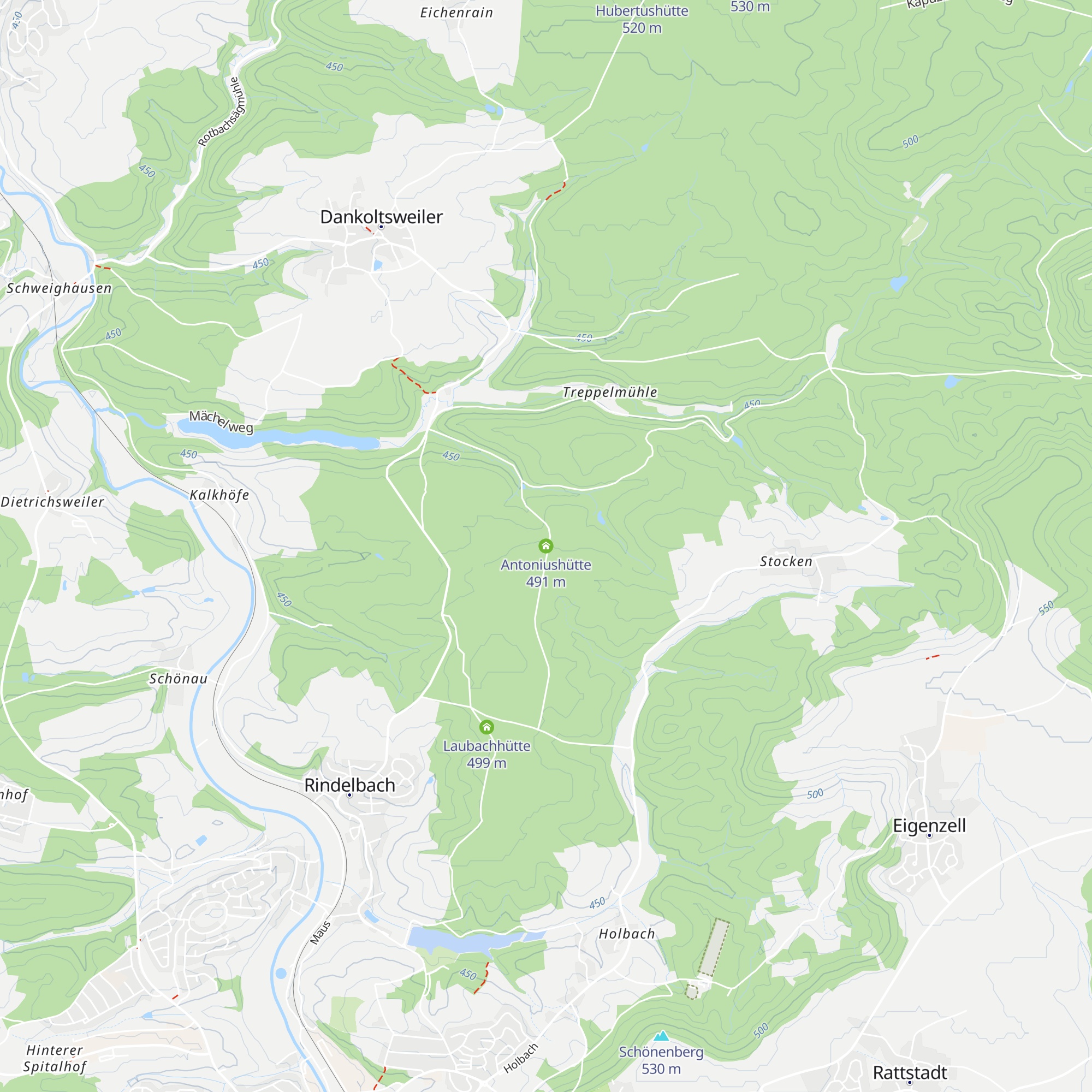 Antoniushütte map