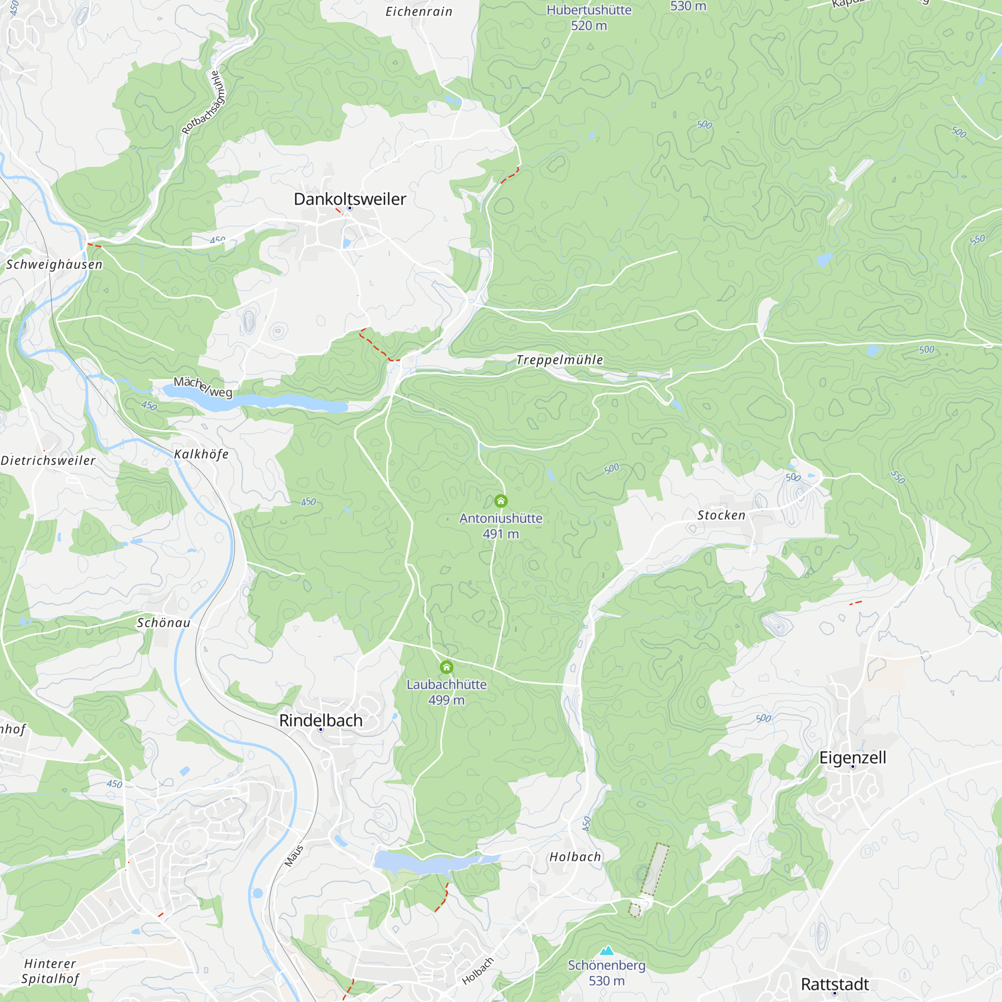 Antoniushütte map
