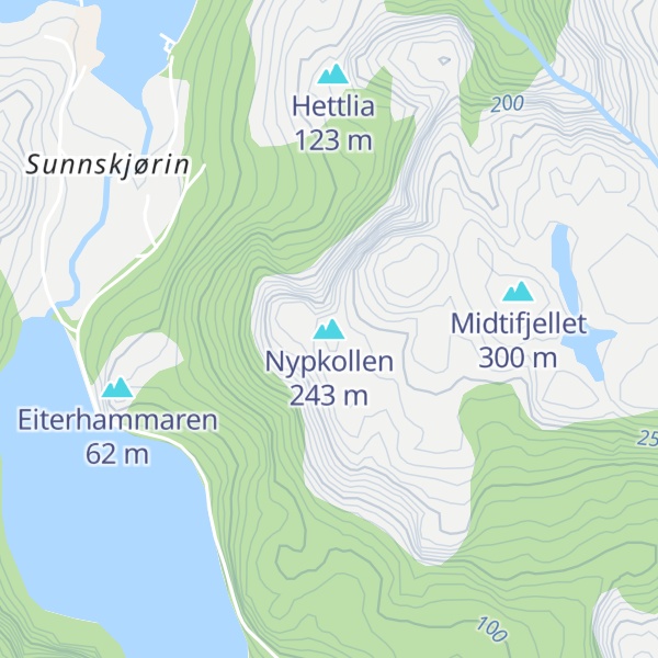 Map of Nypkollen