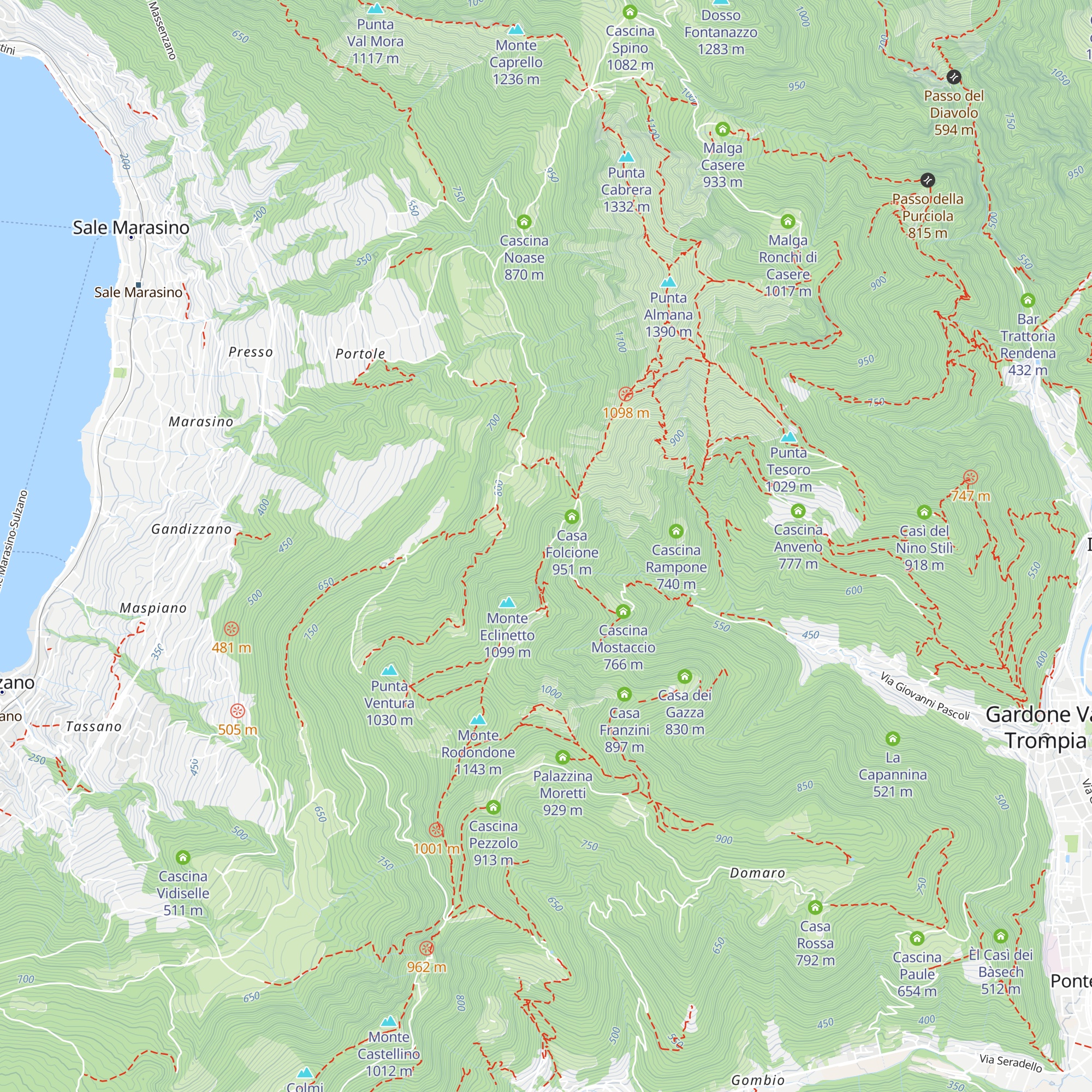 Casa Folcione map