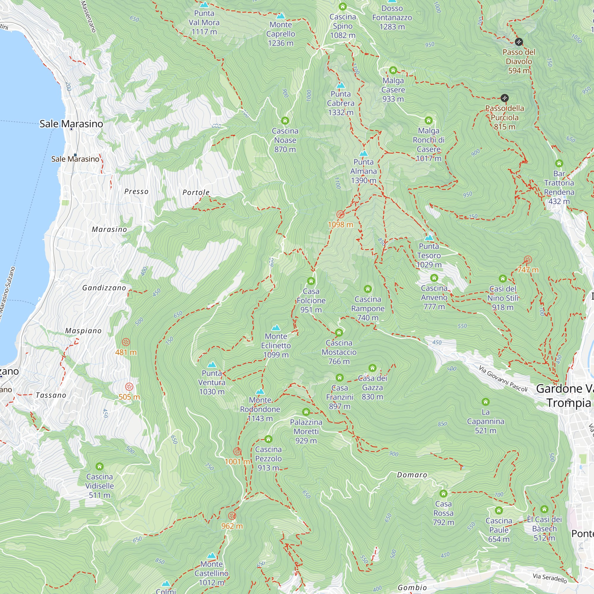 Casa Folcione map