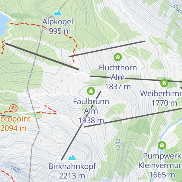 Map of Faulbrunn Alm