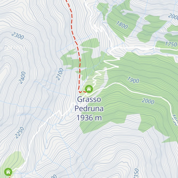 Map of Grasso Pedruna