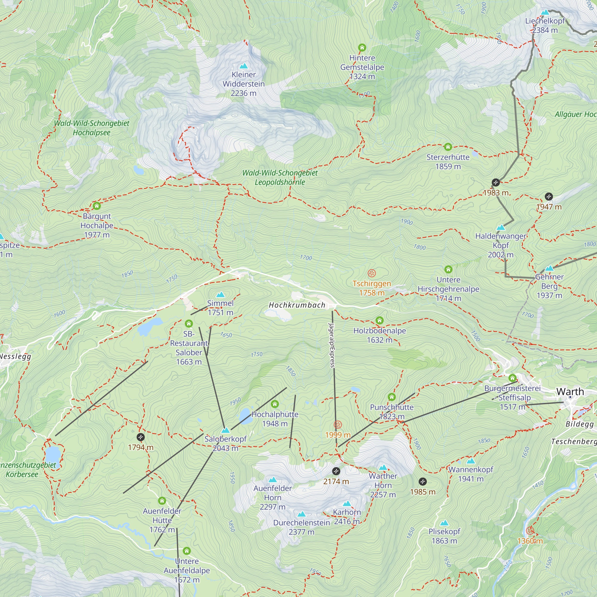 AlpHus Appartments map