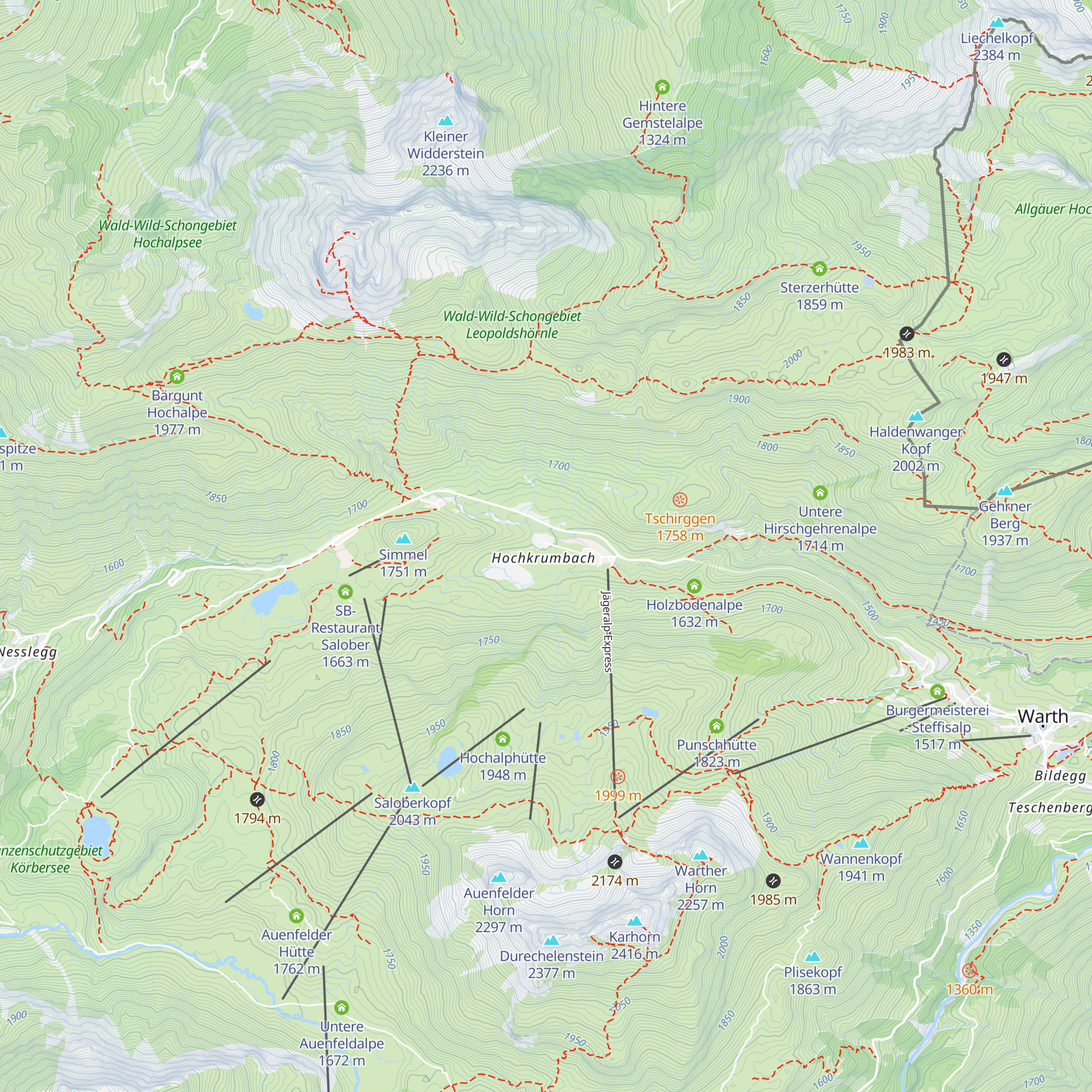 AlpHus Appartments map