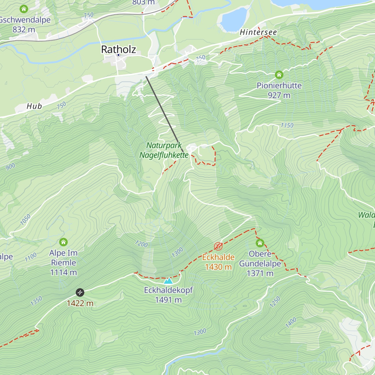Altusrieder Hütte map