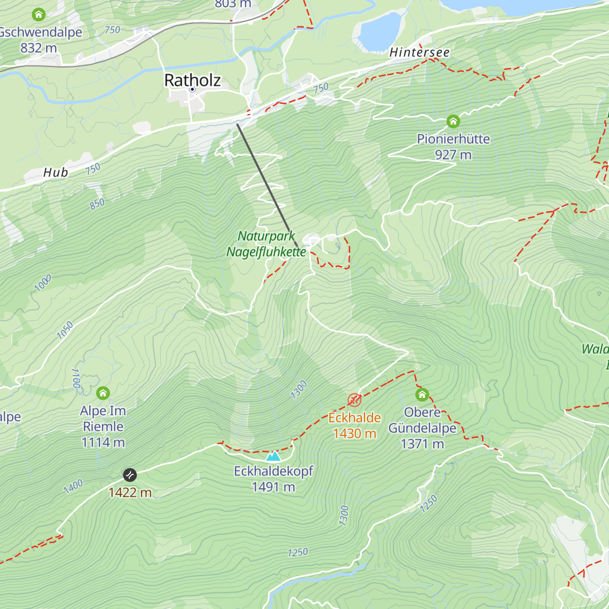 Altusrieder Hütte map