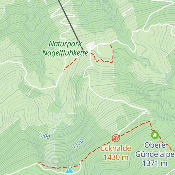 Map of Alpe Obere Kalle