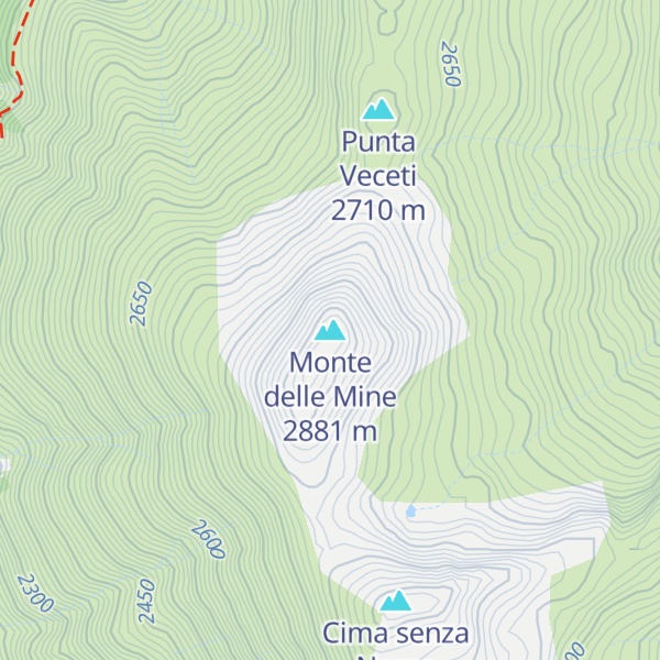 Map of Monte delle Mine