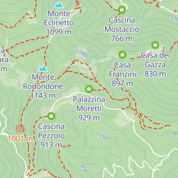 Map of Palazzina Moretti
