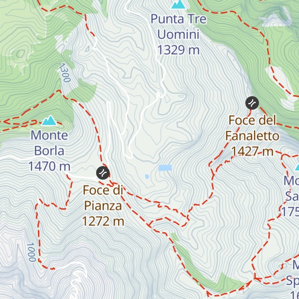 Map of Capannaccia