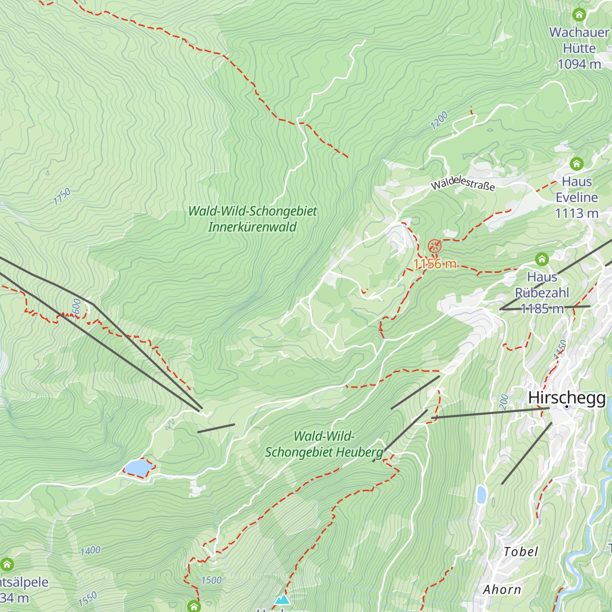 Berghaus Kleinwalsertal map