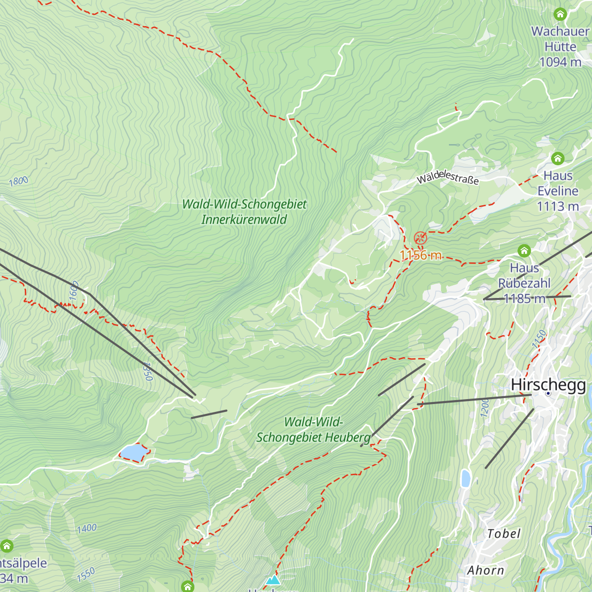 Berghaus Kleinwalsertal map