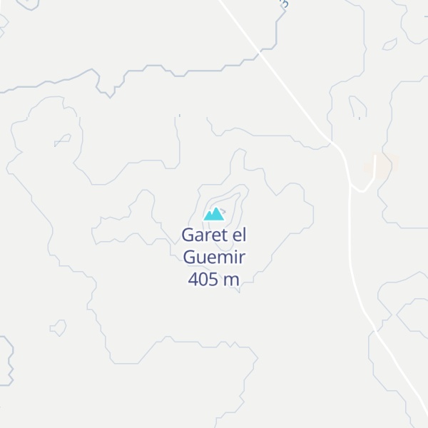 Map of Garet el Guemir
