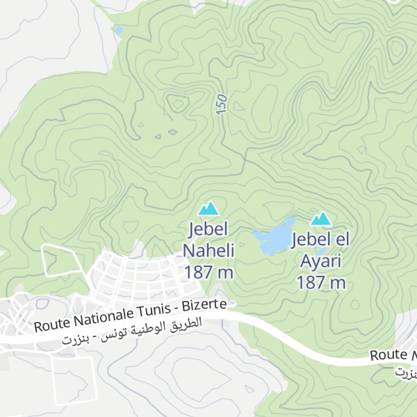 Map of Jebel Naheli