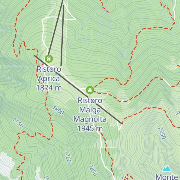 Map of Ristoro Malga Magnolta