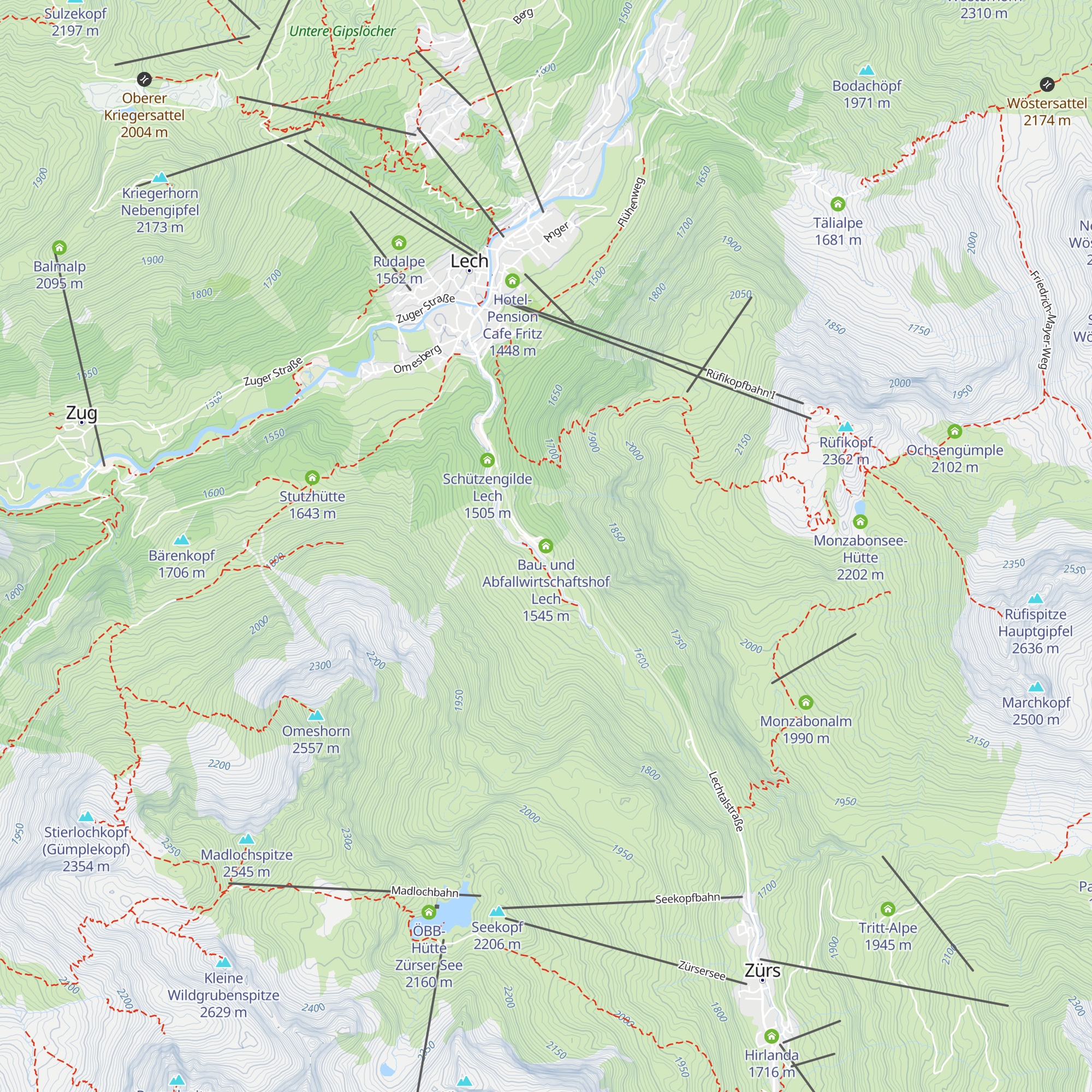 Bau- und Abfallwirtschaftshof Lech map