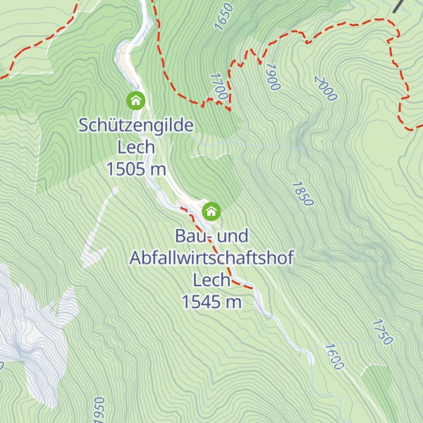 Map of Bau- und Abfallwirtschaftshof Lech