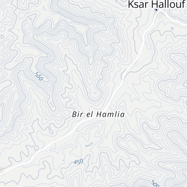 Map of Djebel Dir el Asmi