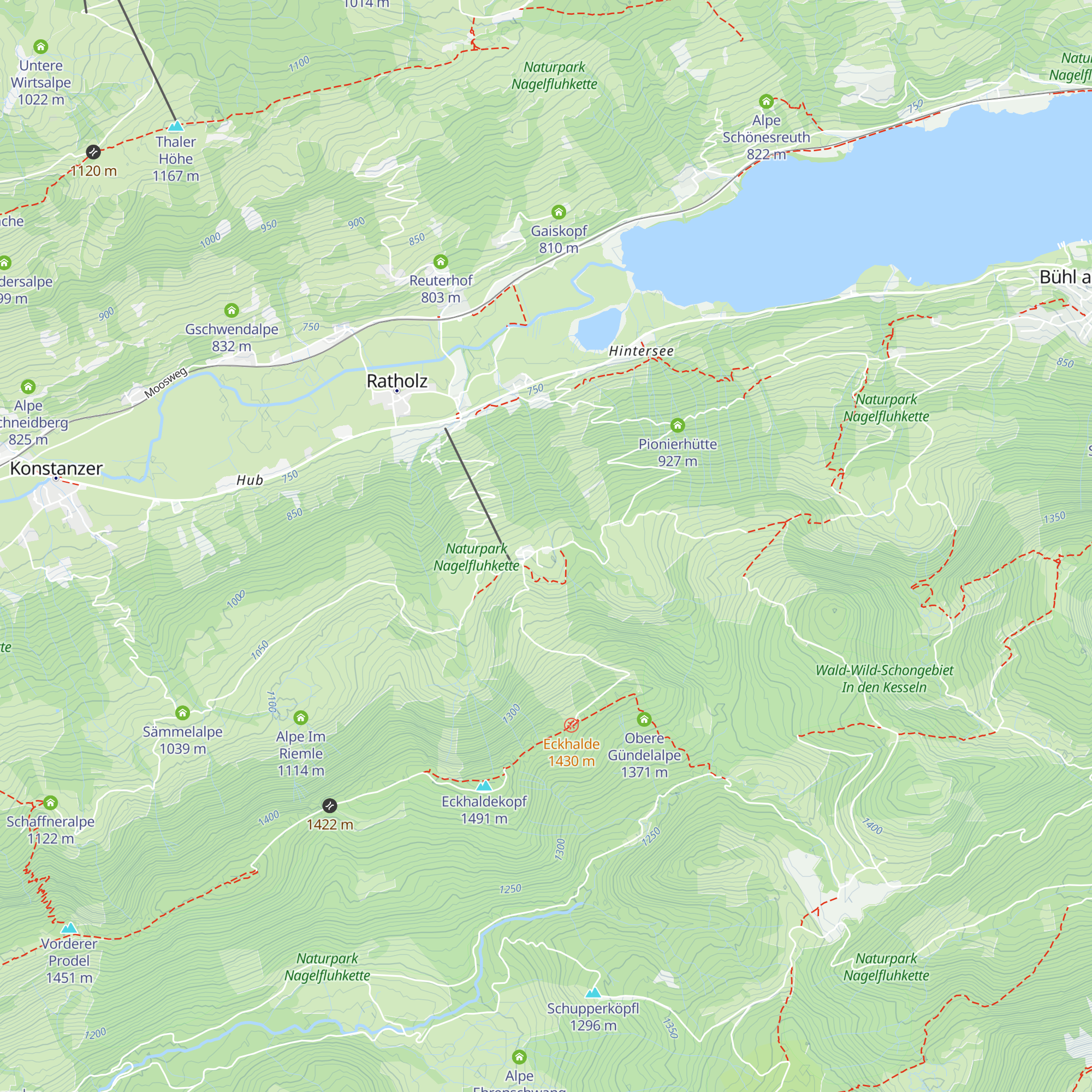 Rucksackoase Bärenfalle map