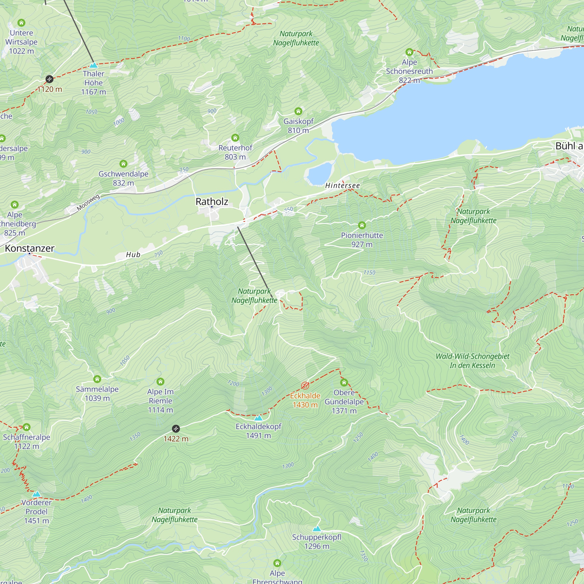 Abenteuer Alpe map