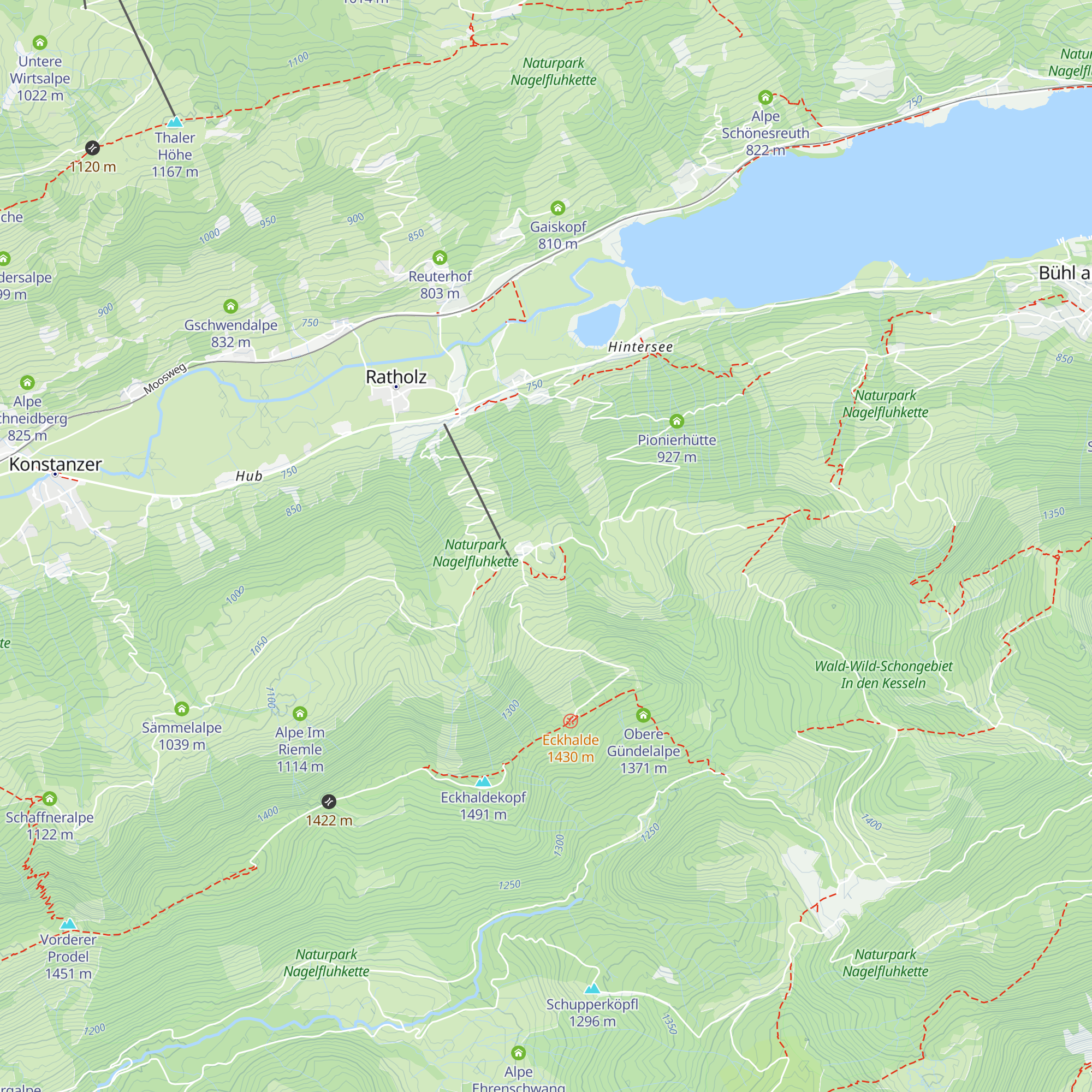 Abenteuer Alpe map