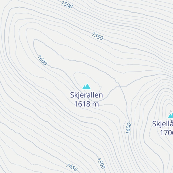Map of Skjerallen