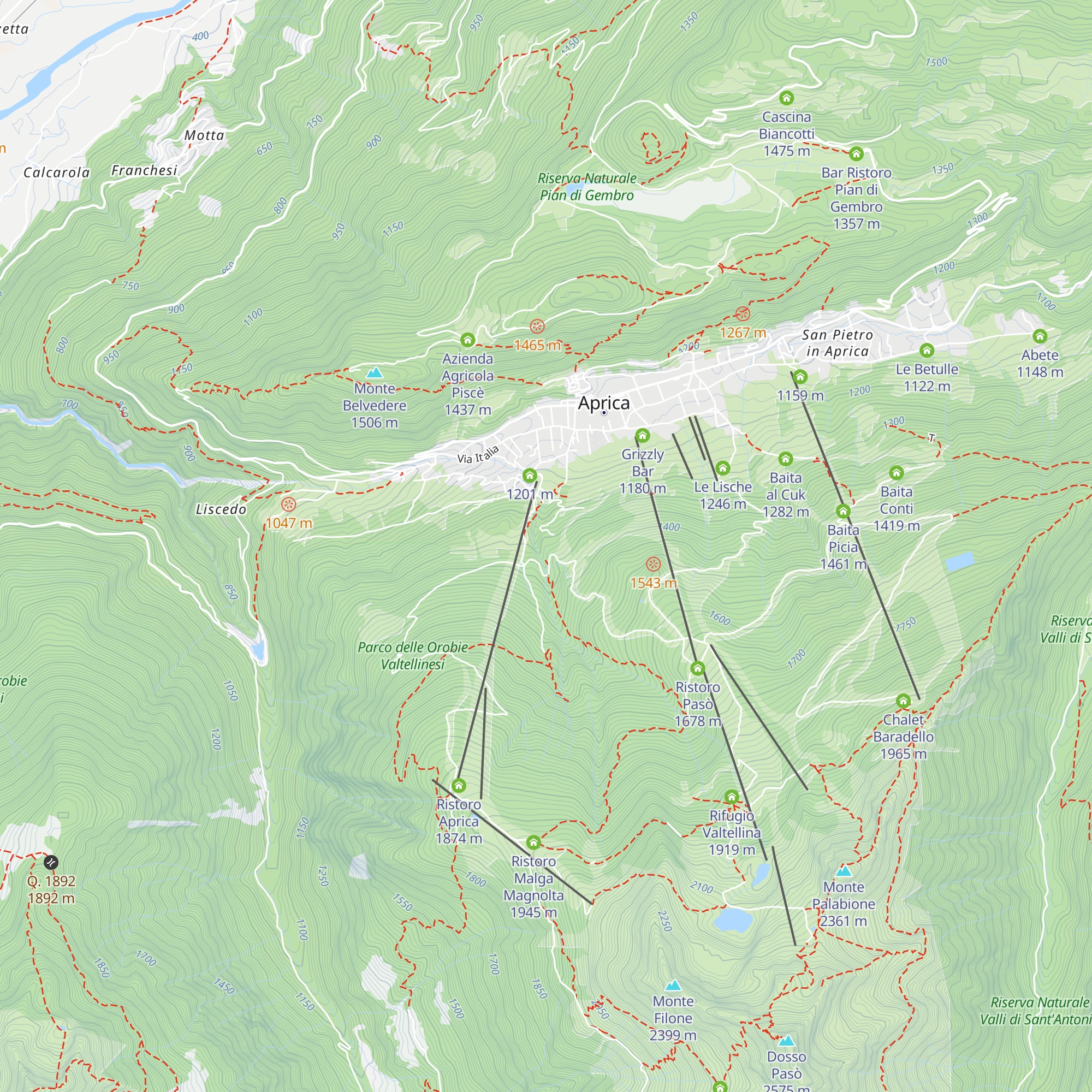 Baita Sabina map